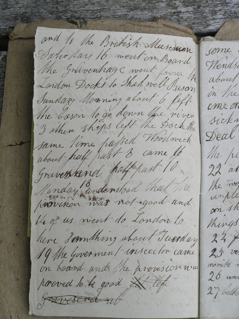 Abner Burrough's Diary 1853 page 2