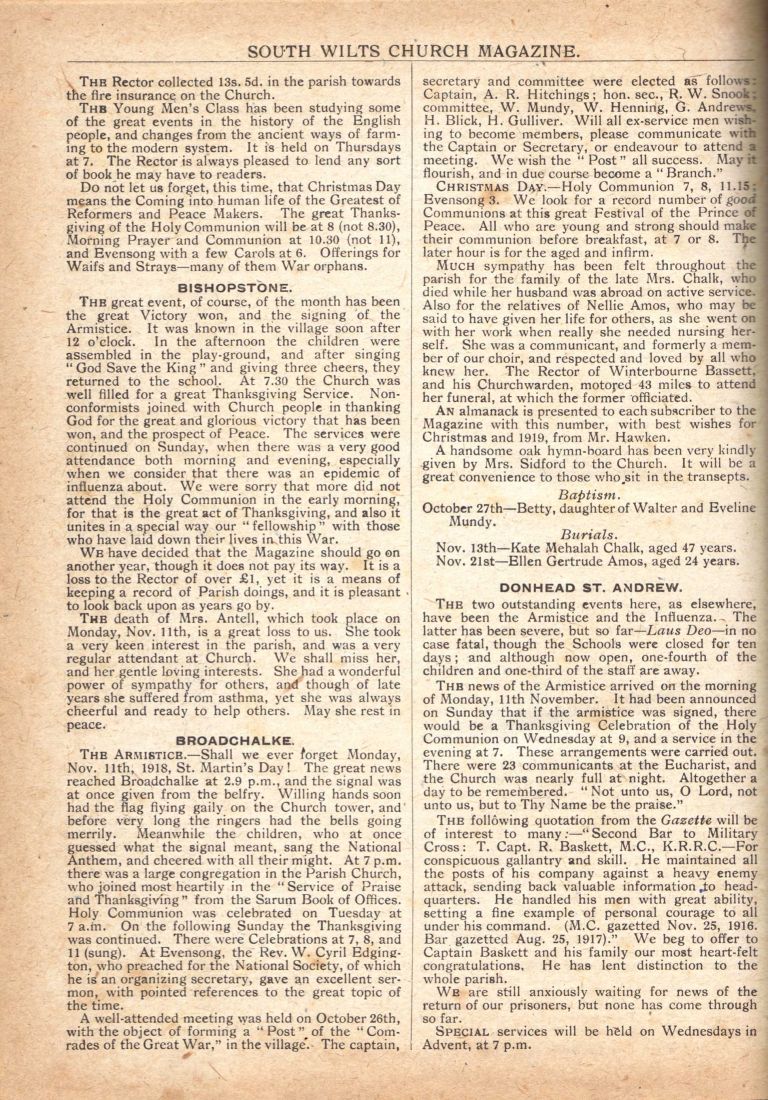 1918 Armistice