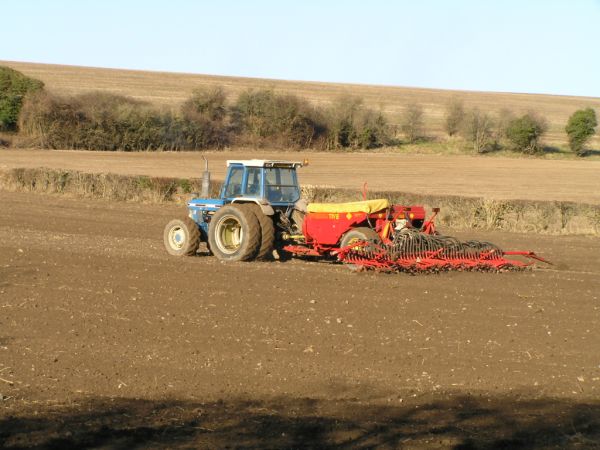 Seed drill on 9th February 2006
