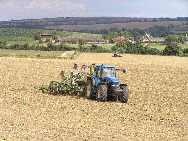 Seed drill on 24th August 2006