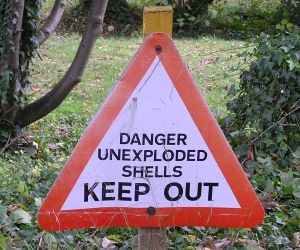 Warning notice on 5th November 2005