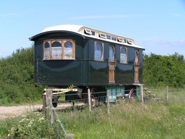 Caravan on The Ridgeway on 2nd June 2007
