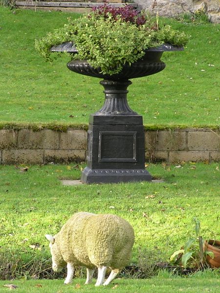 Sheep scupture on 12th November 2008