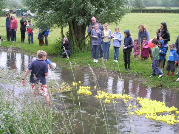 Duck race on 23rd June 2013