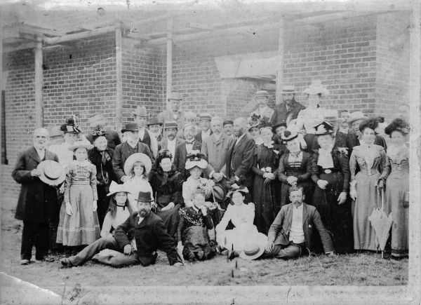Broad Chalke Group about 1900 Broad Chalke Group about 1900