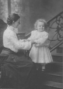 Nellie with her nephew Eric Harry Arnold