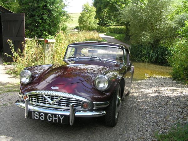 Daimler Dart SP250 at Stratford Tony ford on 9th August 2015