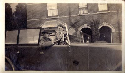 Tom and John in the Armstrong Siddeley 1925 Tom and John in the Armstrong Siddeley 1925