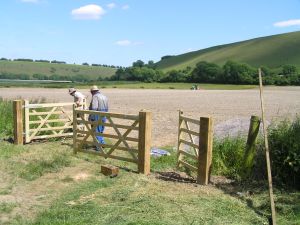 Entrance gates on 4th June 2009