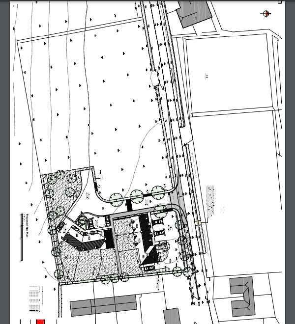 6 new houses, Knighton Road