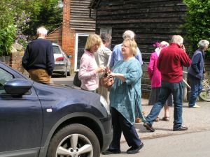 The crowd on 31st May 2013 at Robert Fry's retirement