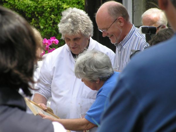 Robert Fry, his sister-in-law Sue Fry and Tom Hitchings on 31st May 2013